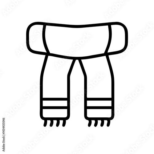 Scarf winter fashion accessory apparel clothing garment neckwear warm wrap muffler neck cold weather wear accessory