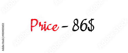 Sales banner price tag text design vector.