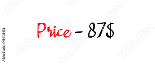 Sales banner price tag text design vector.