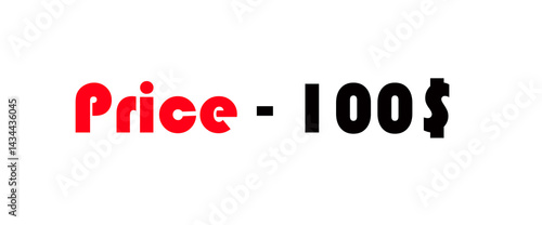 Sales banner price tag text design vector.