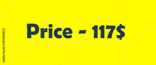 Sales banner price tag text design vector.