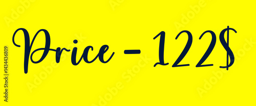 Sales banner price tag text design vector.