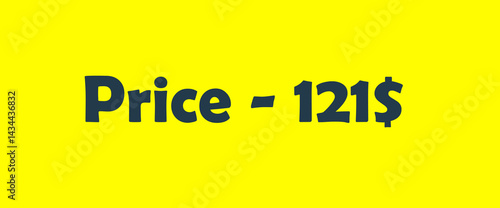 Sales banner price tag text design vector.