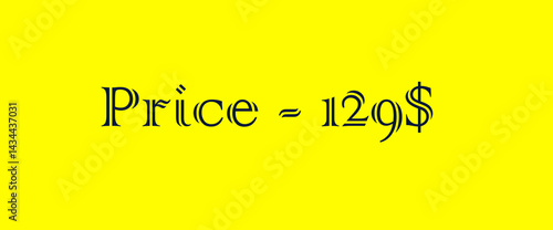 Sales banner price tag text design vector.