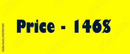 Sales banner price tag text design vector.