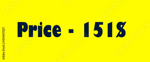 Sales banner price tag text design vector.