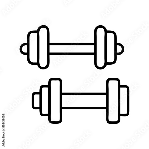 Dumbbell weightlifting fitness exercise workout gym strength training bodybuilding equipment health training