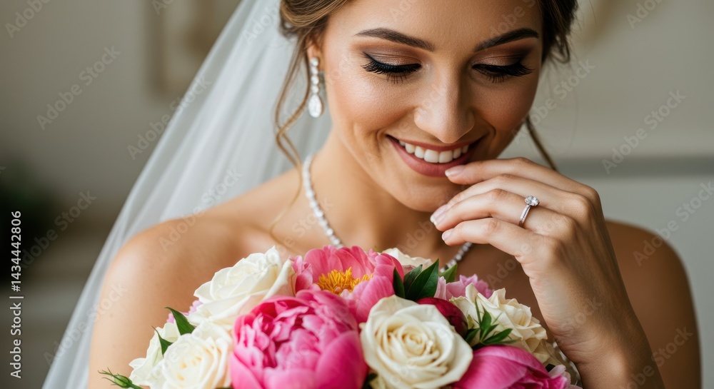 Naklejka premium Four business people collaborate around a table in a bright modern office.