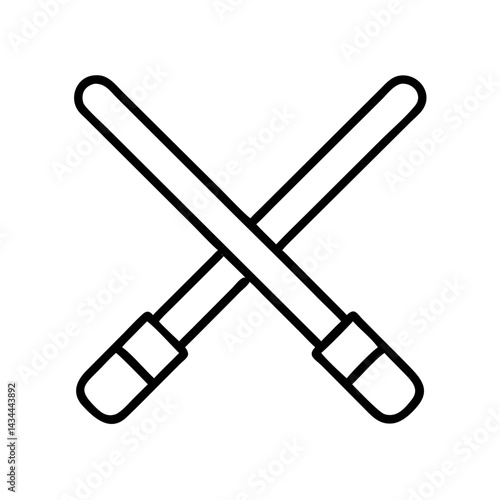 Illustration of crossed light saber duel weapon, light saber fight, star wars light saber, galaxy weapon