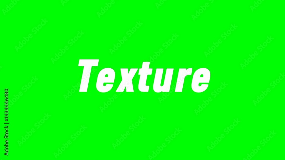 Texture text green screen animated video Texture text green screen animated video