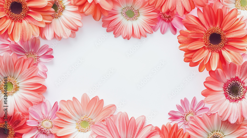 watercolor botanical Gerbera flowers texture template background.Elegant wedding invitation card background . Minimal hand painted Design for wedding or Valentine's Day watercolor botanical Gerbera flowers texture template background.Elegant wedding invitation card background . Minimal hand painted Design for wedding or Valentine's Day