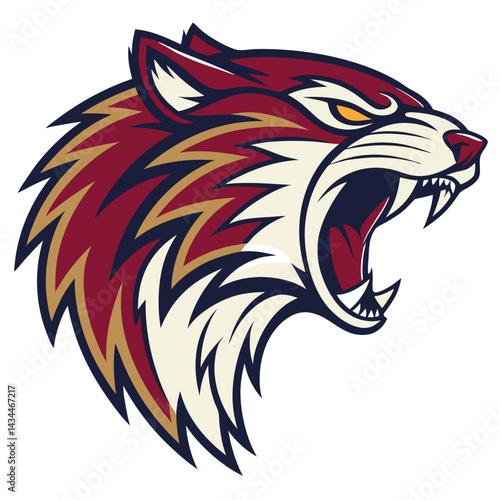 Fierce animal head logo