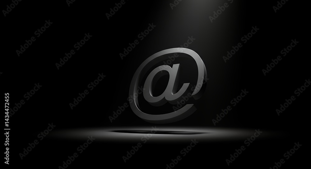 Modern at symbol spotlight image for marketing and branding Modern at symbol spotlight image for marketing and branding
