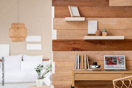 Interior of studio apartmen...