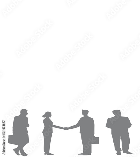 Set of Businessman character