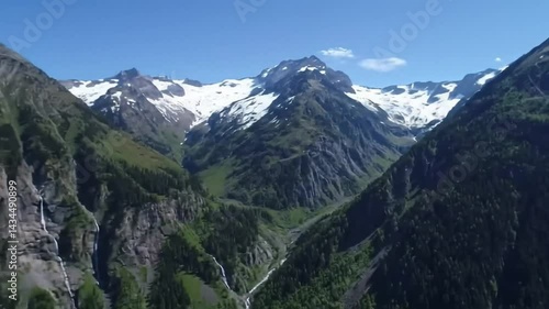 Aerial view of a stunning natural landscape