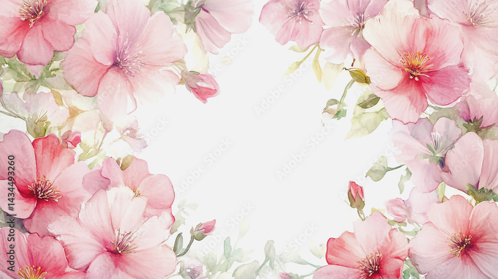 watercolor botanical Lisianthus flowers texture template background.Elegant wedding invitation card background . Minimal hand painted Design for wedding or Valentine's Day watercolor botanical Lisianthus flowers texture template background.Elegant wedding invitation card background . Minimal hand painted Design for wedding or Valentine's Day