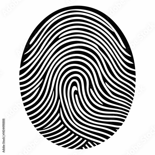 fingerprint vector illustration