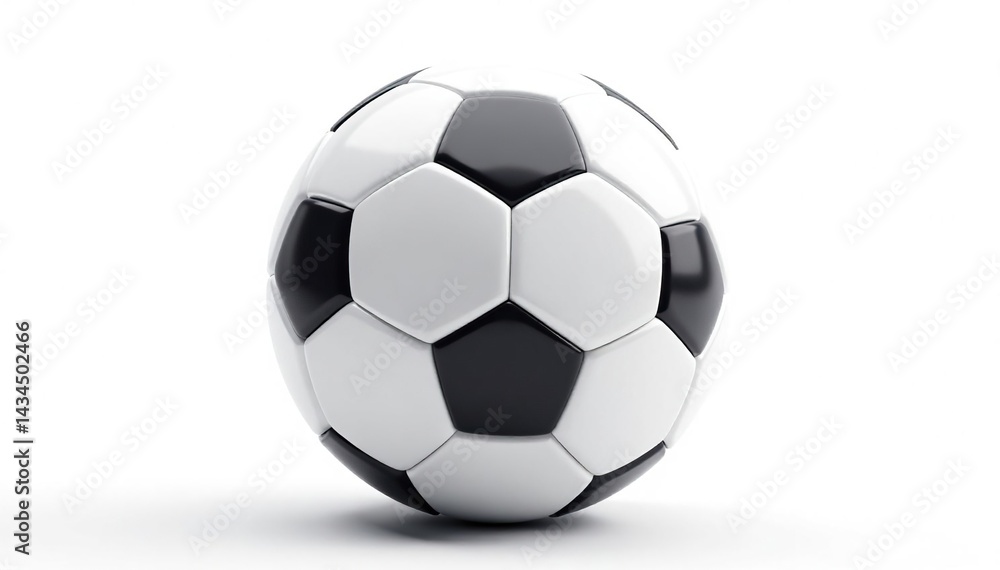 Brand new pristine white football, isolated on white, detail, perfect, smooth Brand new pristine white football, isolated on white, detail, perfect, smooth