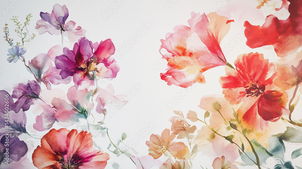 watercolor botanical Lisianthus flowers texture template background.Elegant wedding invitation card background . Minimal hand painted Design for wedding or Valentine's Day
watercolor botanical Lisianthus flowers texture template background.Elegant wedding invitation card background . Minimal hand painted Design for wedding or Valentine's Day