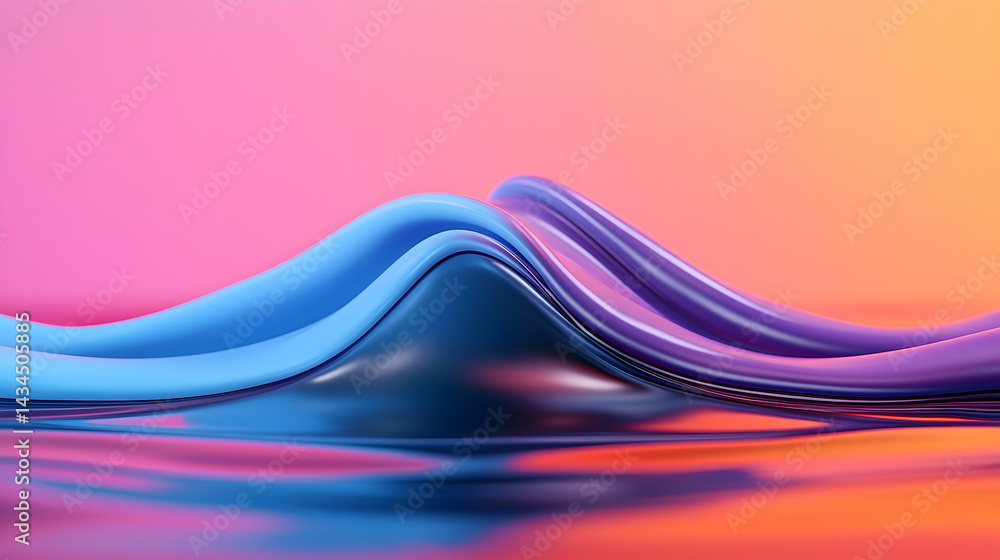Vibrant Water Splash with Colorful Bokeh Background