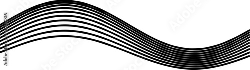 A composition of irregularly curved parallel wavy lines creating a soft flowing effect.