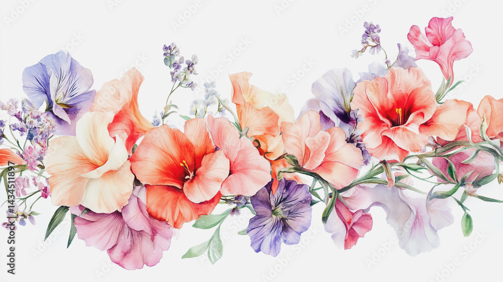 watercolor botanical Lisianthus flowers texture template background.Elegant wedding invitation card background . Minimal hand painted Design for wedding or Valentine's Day
watercolor botanical Lisianthus flowers texture template background.Elegant wedding invitation card background . Minimal hand painted Design for wedding or Valentine's Day