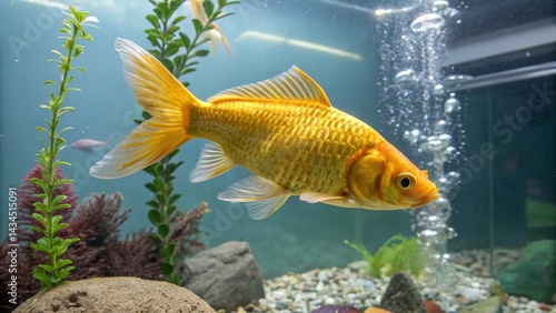 goldfish in aquarium
