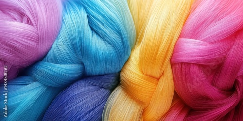 Blooming thread colors, dreamy shimmer to background