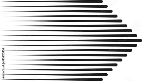 Parallel lines arranged to form an arrow shape, indicating a pointed direction.