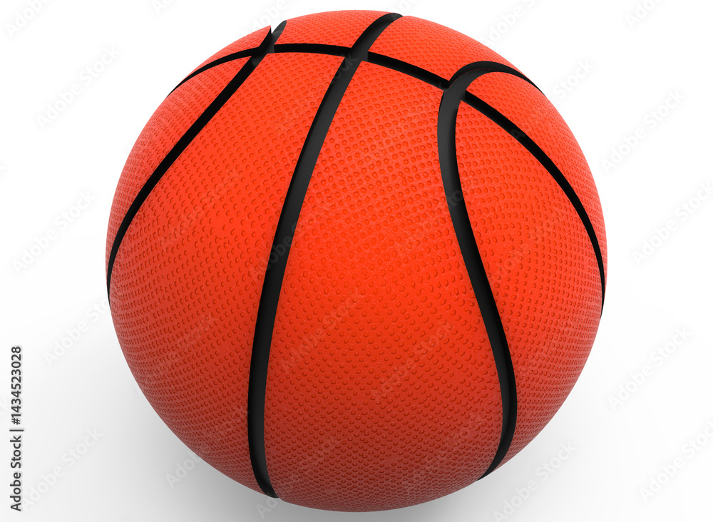 Fototapeta premium basketball isolated on white