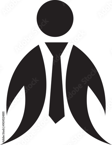 man iconic logo design template man logo design