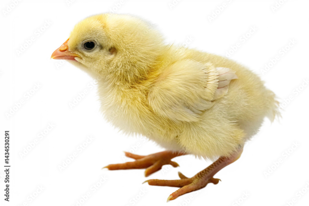 Obraz premium Easter chick isolated on transparent background 