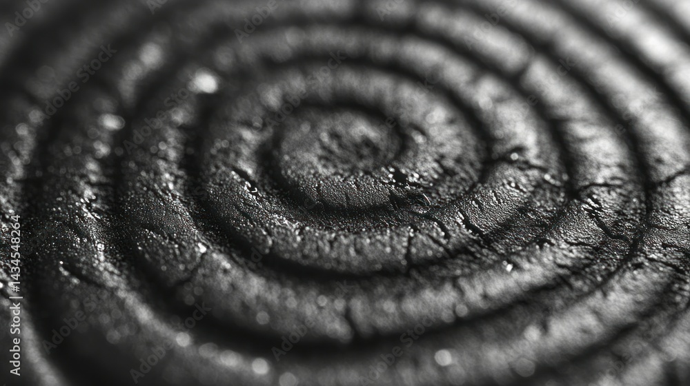 Naklejka premium Close-up circular texture