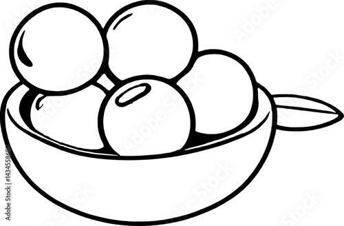 Green Olives in a Small White Bowl with Leaf