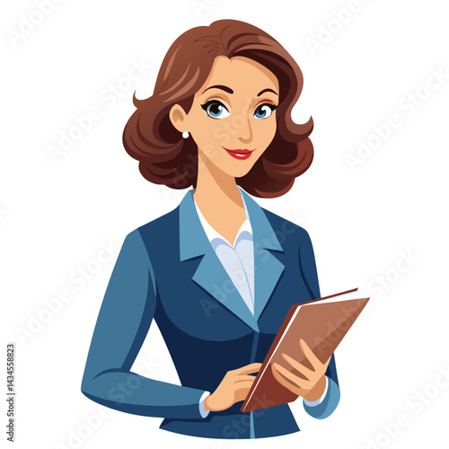 Professional woman in business attire