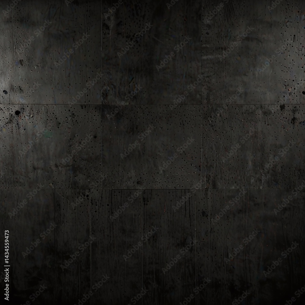 Fototapeta premium Dark grey black textured concrete wall background