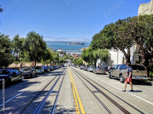 Overview of San Fransisco and Alcatraz Island, California - June 2016