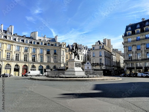Place des Victoires in Paris, France - August 2017