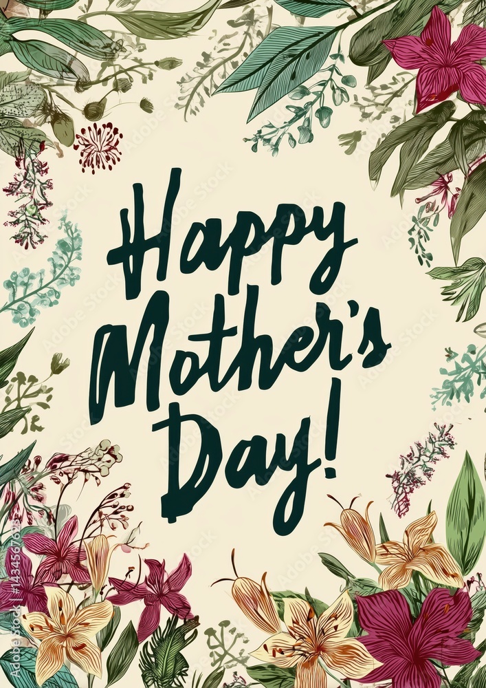 Mother's Day greeting card message