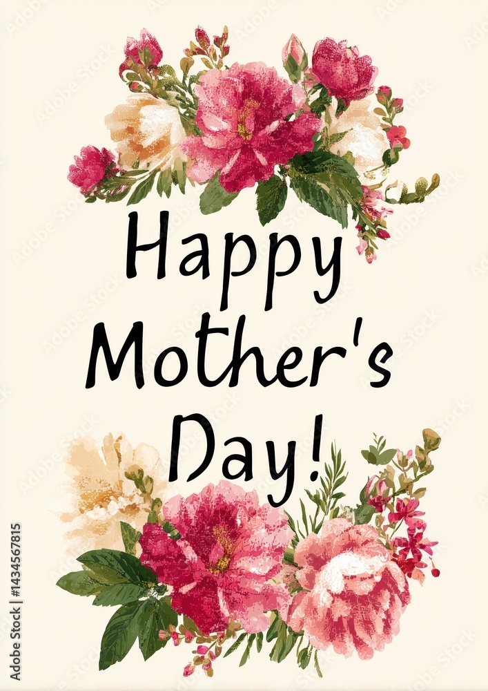 Mother's Day greeting card message