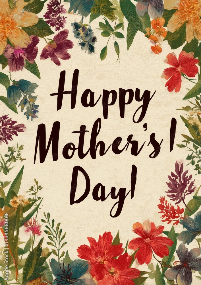 Mother's Day greeting card message