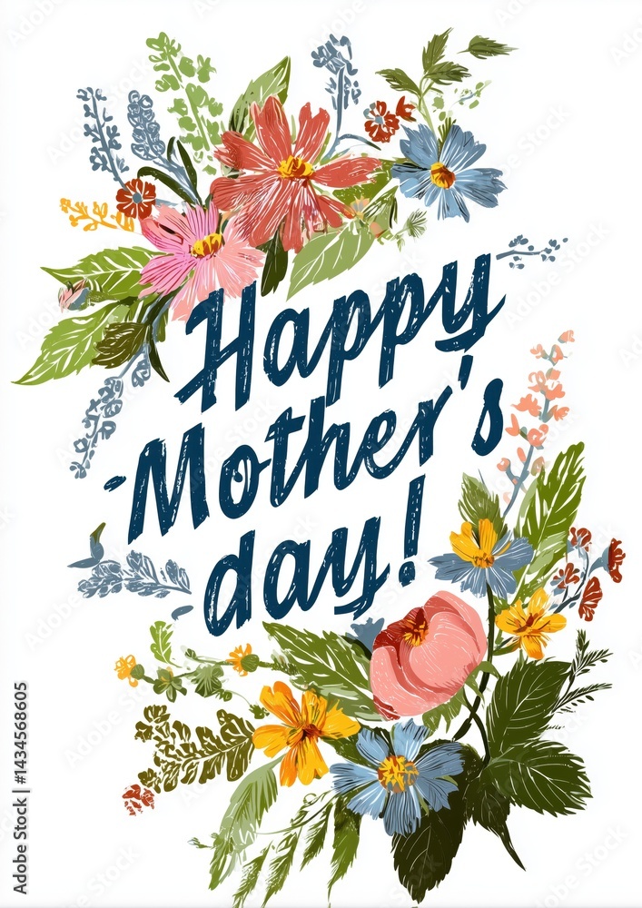 Mother's Day greeting card message