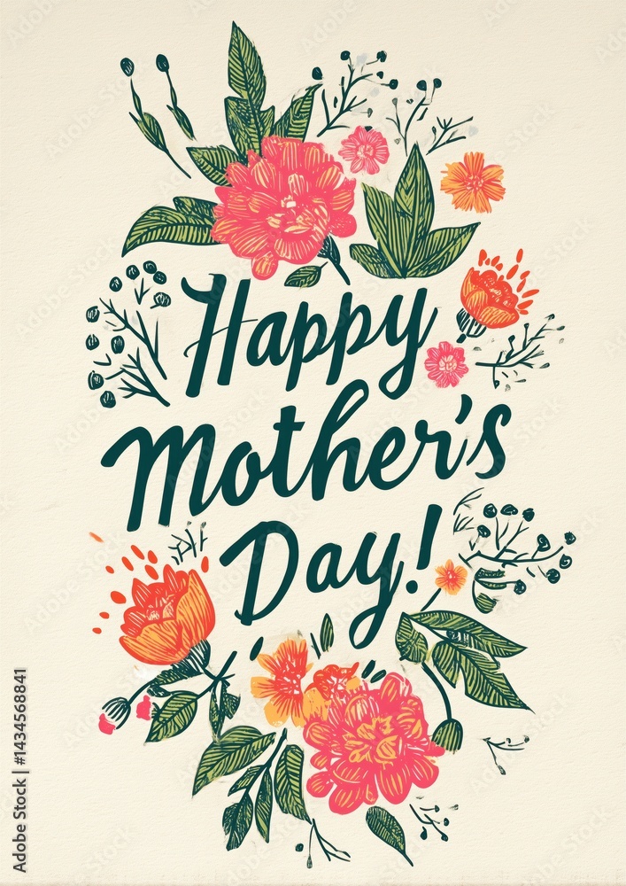 Mother's Day greeting card message