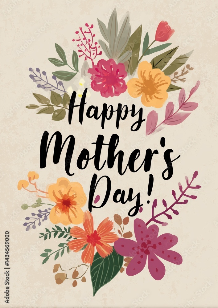 Mother's Day greeting card message