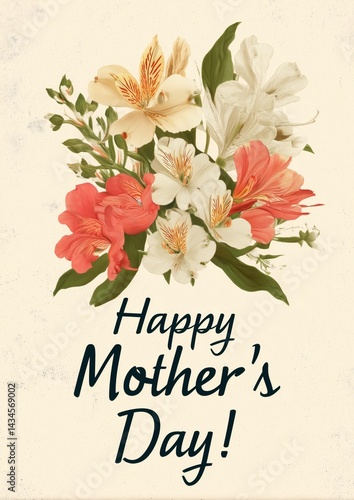 Obraz na płótnie Mother's Day greeting card message w salonie