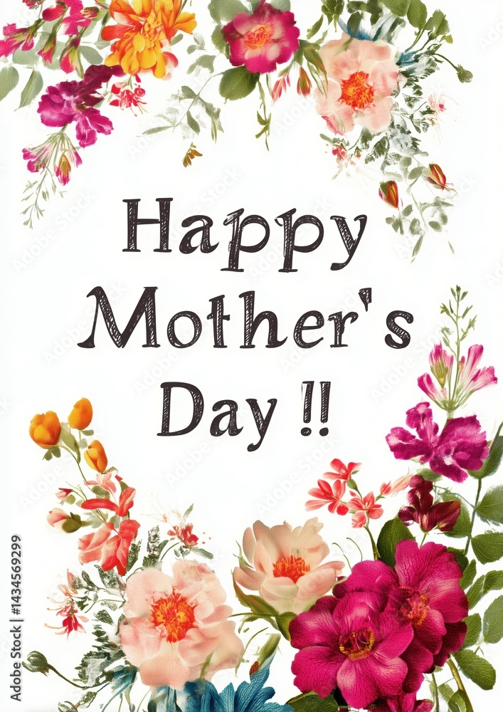 Mother's Day greeting card message