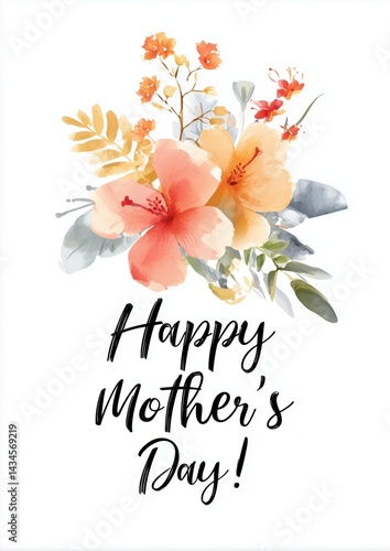 Obraz na płótnie Mother's Day greeting card message w salonie