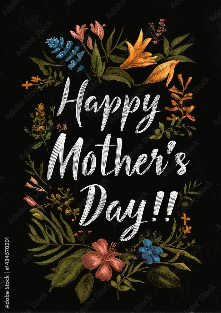 Mother's Day greeting card message