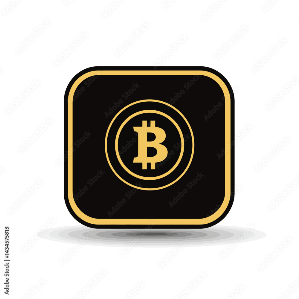 NFT Token - Vector icon, isolated on white background - NFT Token - Vector icon, isolated on white background -